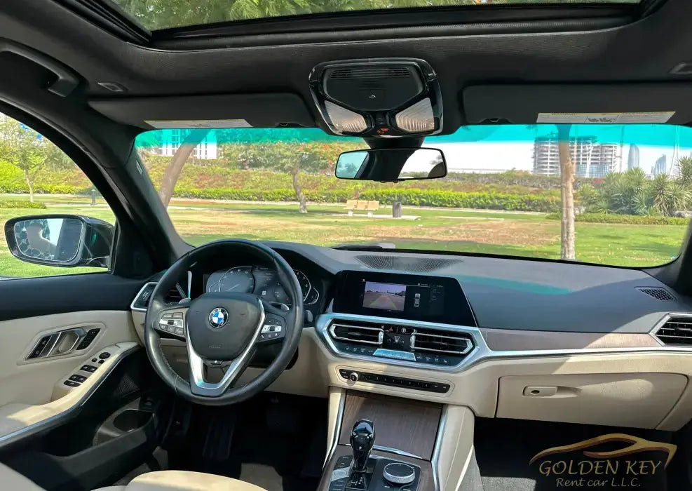 Hire Bmw 330I Black 2021 with Driver - Golden Key Rent Car LLC