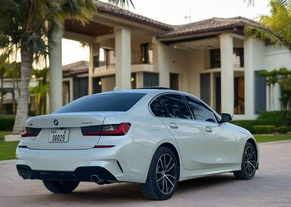 Bmw 330I White 2020 or similar - Golden Key Rent Car LLC