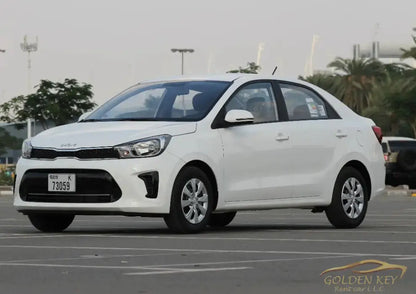 Dubai Airport Transfer - With Kia Pegas 2024 - Golden Key Rent Car LLC