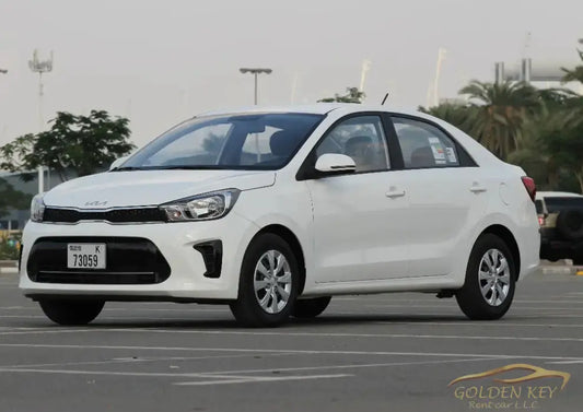 Dubai Airport Transfer - With Kia Pegas 2024 - Golden Key Rent Car LLC