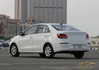 Dubai Airport Transfer - With Kia Pegas 2024 - Golden Key Rent Car LLC