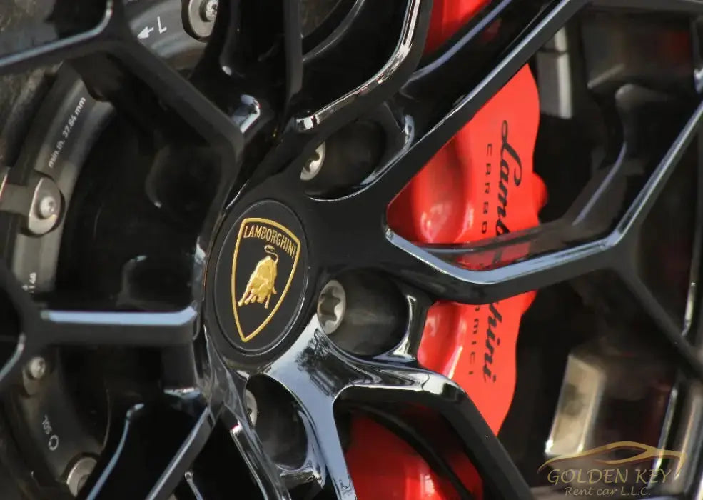 Dubai Airport Transfer - With Lamborghini Huracan Evo Spyder 2023 - Golden Key Rent Car LLC