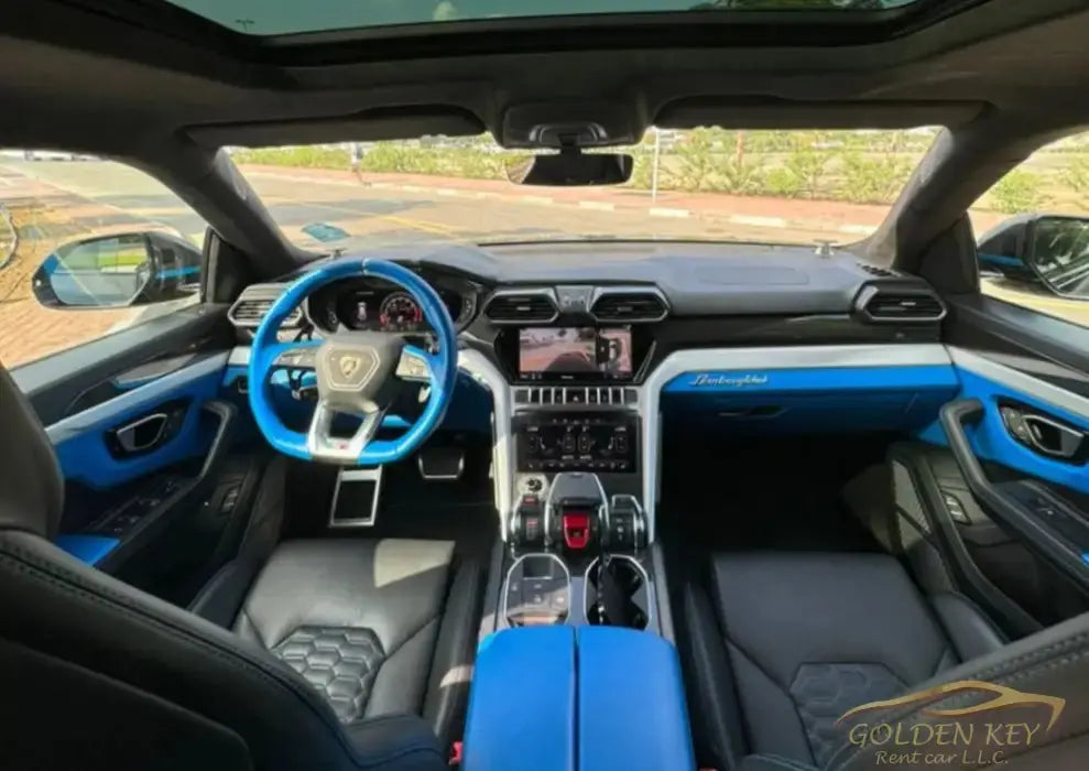 Dubai Airport Transfer - With Lamborghini Urus 2020 - Golden Key Rent Car LLC
