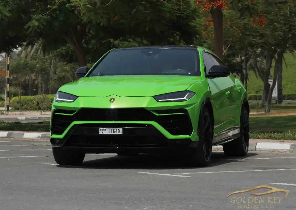 Dubai Airport Transfer - With Lamborghini Urus 2022 - Golden Key Rent Car LLC