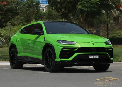 Dubai Airport Transfer - With Lamborghini Urus 2022 - Golden Key Rent Car LLC