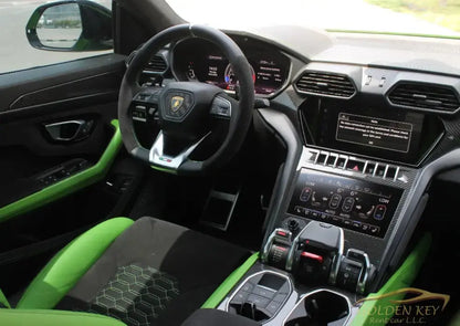 Dubai Airport Transfer - With Lamborghini Urus 2022 - Golden Key Rent Car LLC