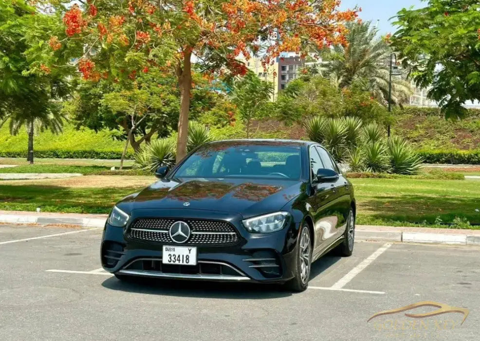 Dubai Airport Transfer - With Mercedes-Benz E350 2021 - Golden Key Rent Car LLC