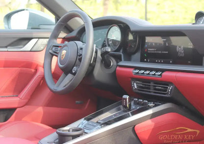 Dubai Airport Transfer - With Porsche 911 Targa 4 2023 - Golden Key Rent Car LLC