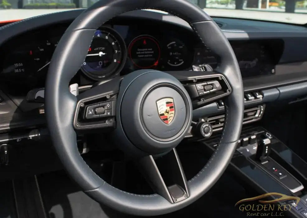 Dubai Airport Transfer - With Porsche Carrera 911 GTS4 2023 - Golden Key Rent Car LLC