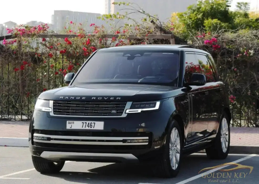 Dubai Airport Transfer - With Range Rover Vogue 2023 - Golden Key Rent Car LLC
