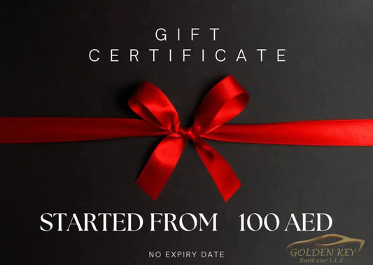 GIFT CARDS - Golden Key Rent Car LLC