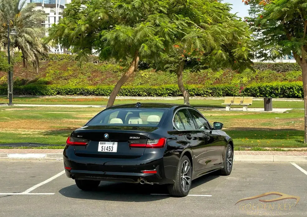 Hire Bmw 330I Black 2021 with Driver - Golden Key Rent Car LLC