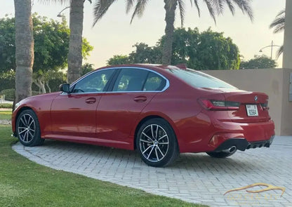 Hire Bmw 330I Red 2020 with Driver - Golden Key Rent Car LLC
