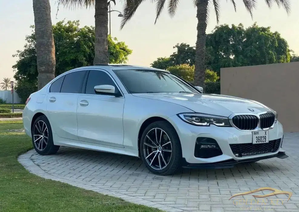 Hire Bmw 330I White 2020 with Driver - Golden Key Rent Car LLC