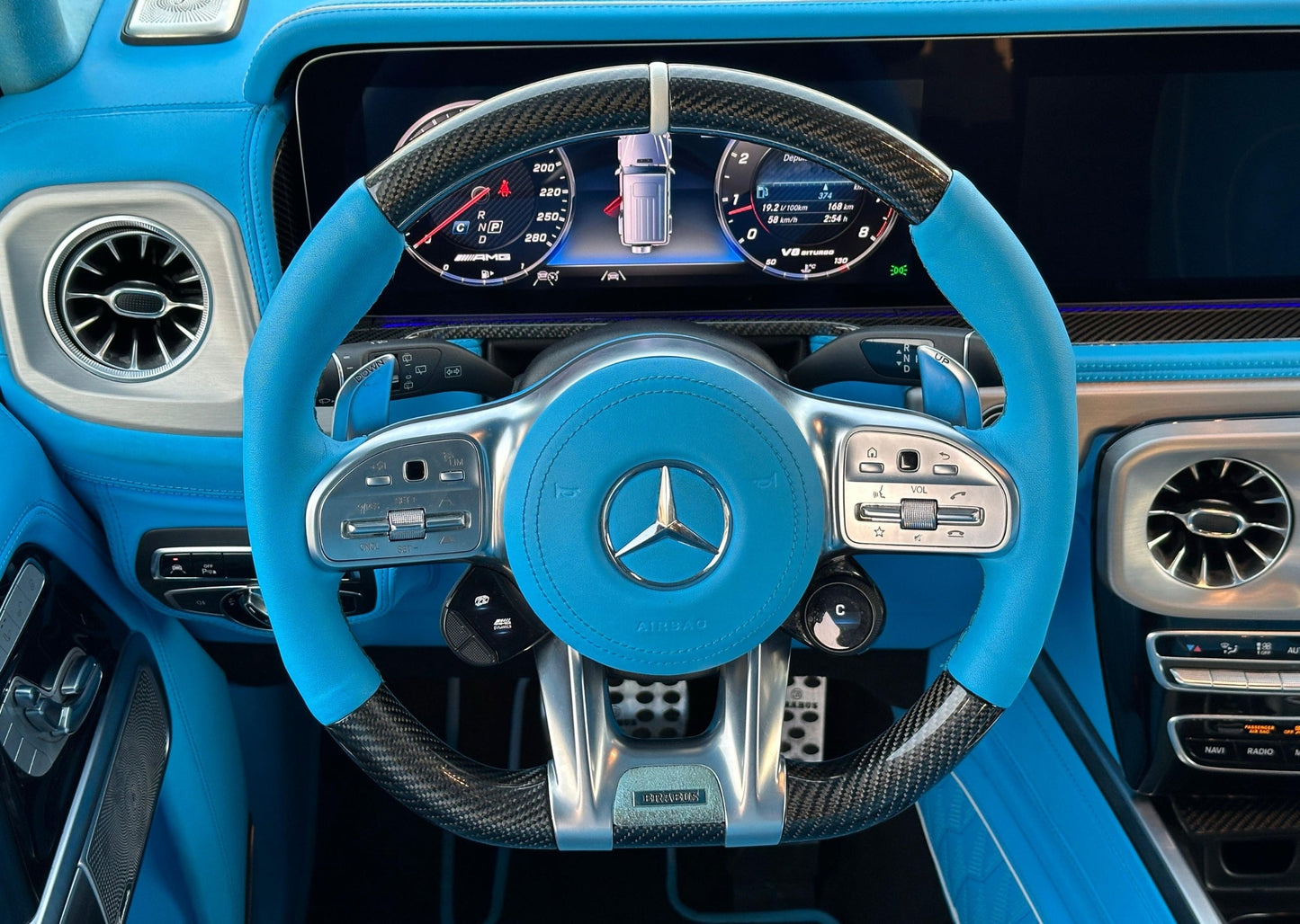 Mercedes-Benz G63 For Rent Brabus Model AMG 2023 or similar Golden Key Rent Car LLC