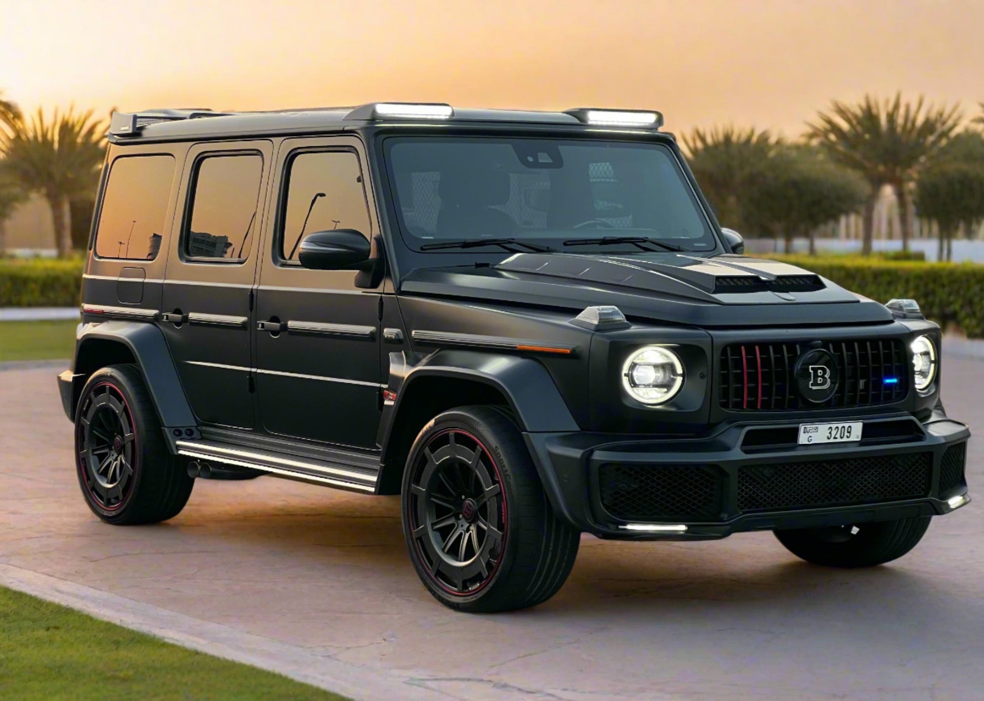 Mercedes-Benz G63 For Rent Brabus Model AMG 2023 or similar Golden Key Rent Car LLC