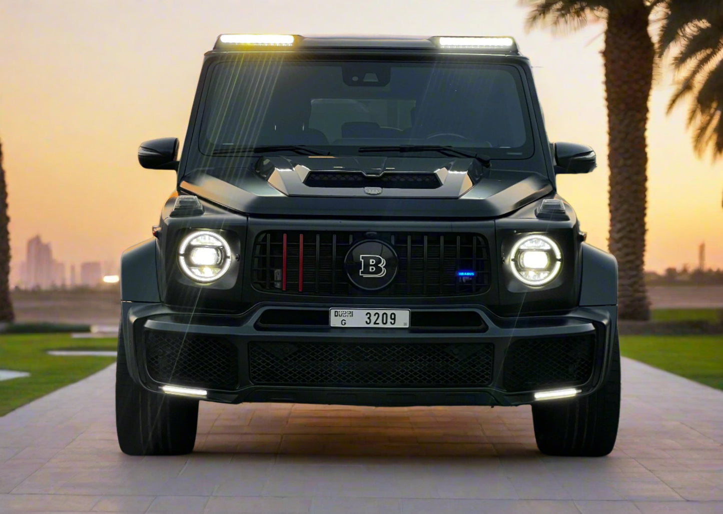 Mercedes-Benz G63 For Rent Brabus Model AMG 2023 or similar Golden Key Rent Car LLC