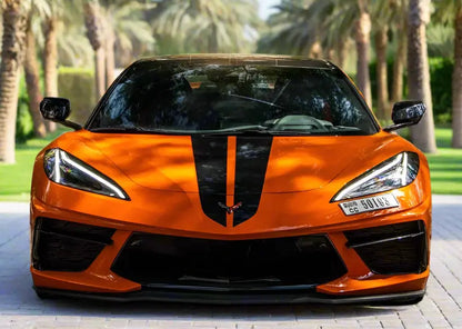 Rent Corvette Orange 2025 Golden Key Rent Car LLC