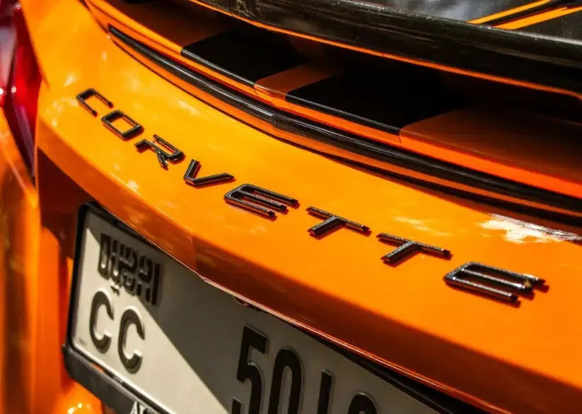 Rent Corvette Orange 2025 Golden Key Rent Car LLC