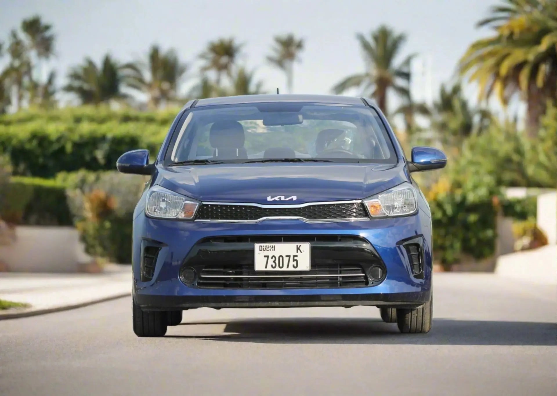 Kia Pegas Rental Gold Color 2024 Model or similar Golden Key Rent Car LLC