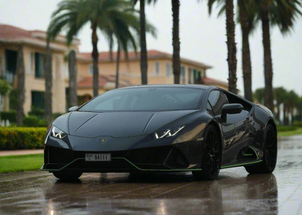 Rent Lamborghini Huracan Evo Coupe 2023 - Airport Car Rental in Dubai