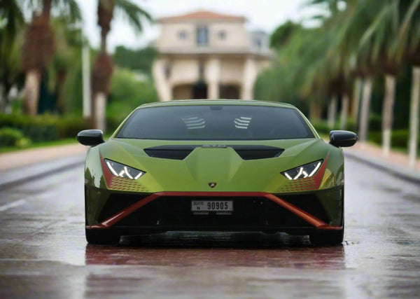 Rent Lamborghini Huracan STO 2022 - Airport Car Rental in Dubai