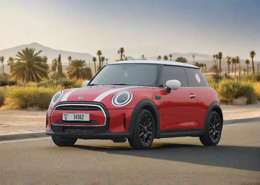 Rent Mini Cooper Red 2023 or similar - Golden Key Rent Car LLC
