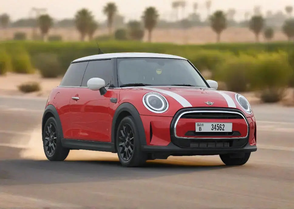 Rent Mini Cooper Red 2023 or similar - Golden Key Rent Car LLC