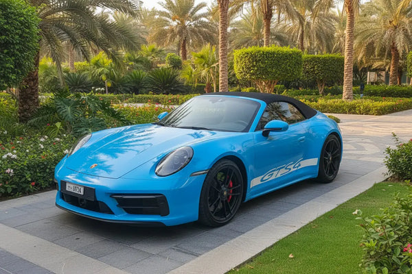 Porsche 911 Carrera GTS Rental Blue 2026 or Similar - Airport Car Rental in Dubai