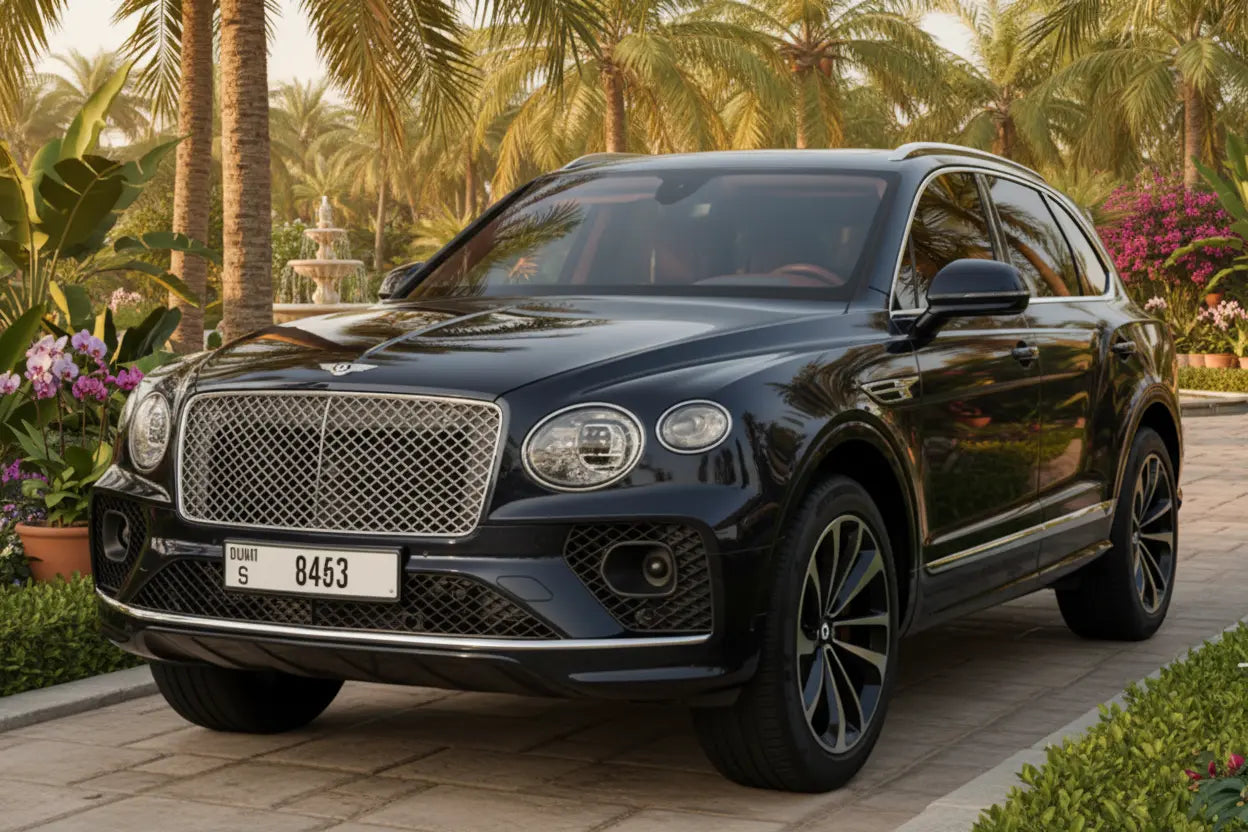 Rent Bentley Bentayga Blue or Simmilar Golden Key Rent Car LLC