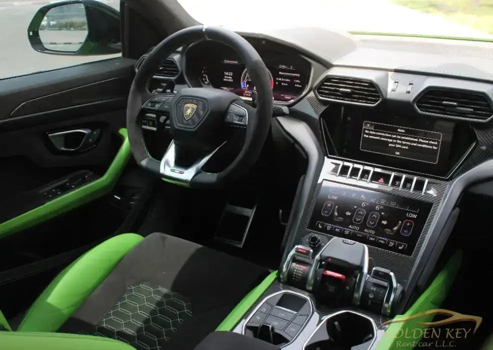 Rent Lamborghini Urus Green 2024 or Similar