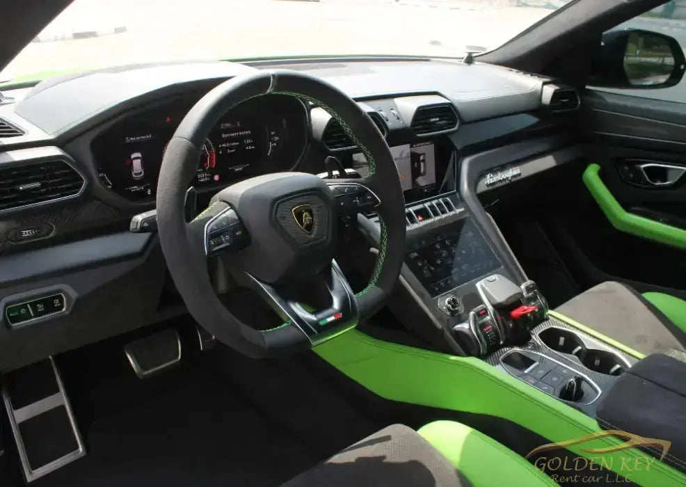 Rent Lamborghini Urus Green 2024 or Similar