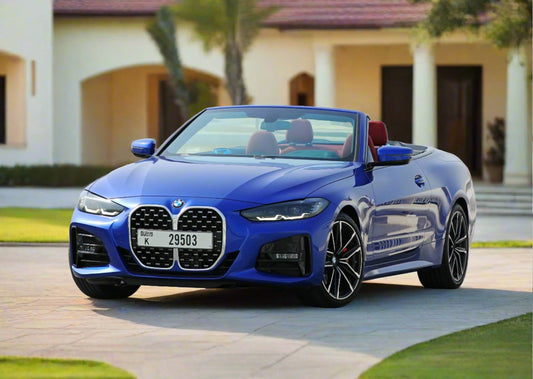 Rent Bmw 420I Blue 2023 or similar - Golden Key Rent Car LLC