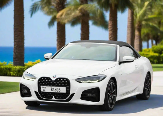 Rent Bmw 420I White 2023 or similar - Golden Key Rent Car LLC