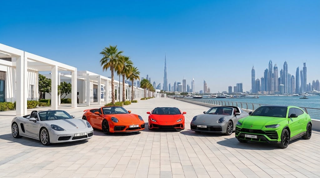 convertible car rental in dubai
